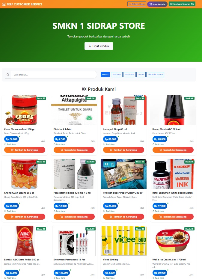 Web Aplikasi POS (Point Of Sale) Professional