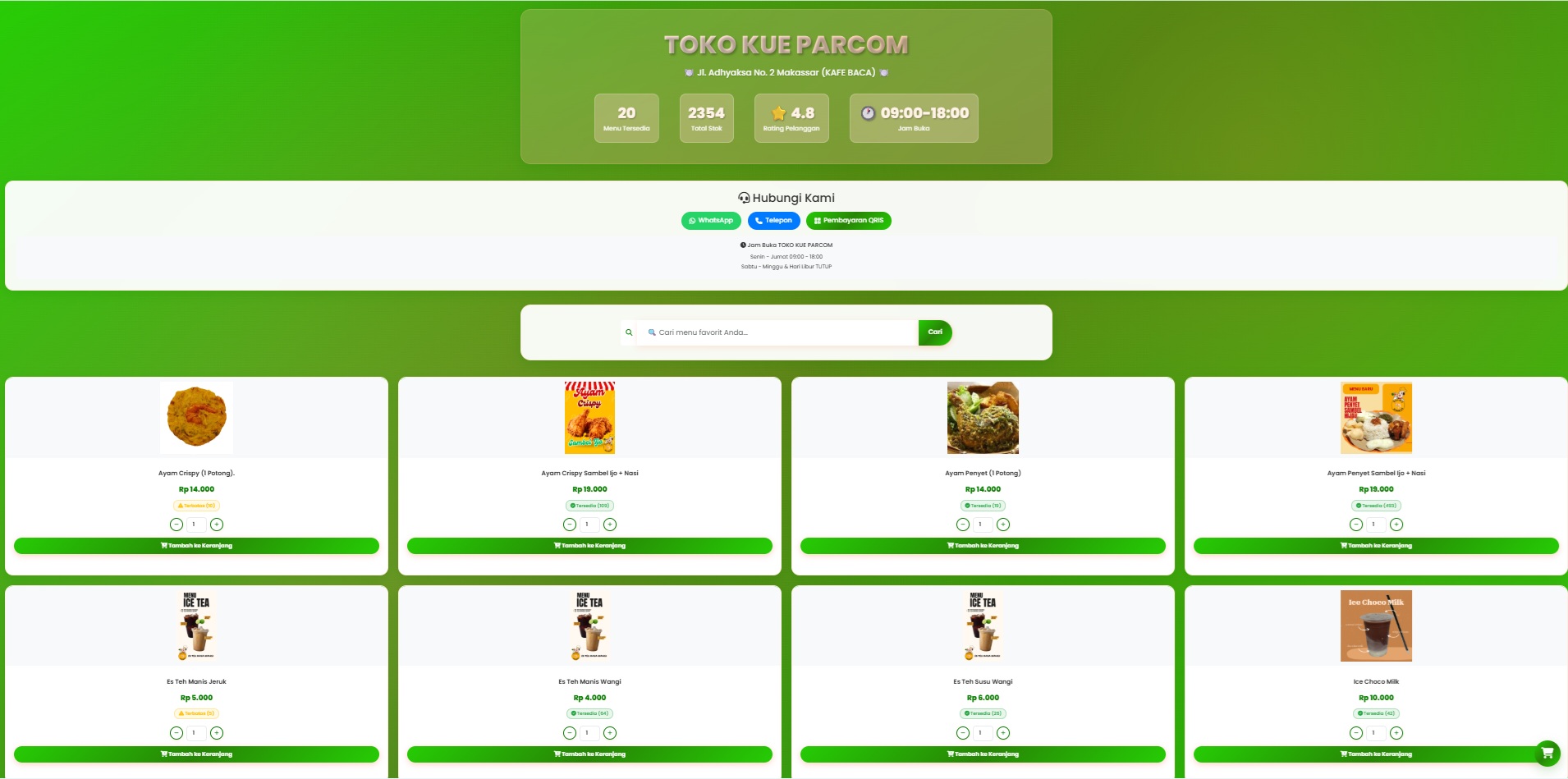 Web Aplikasi POS (Point Of Sale) Professional