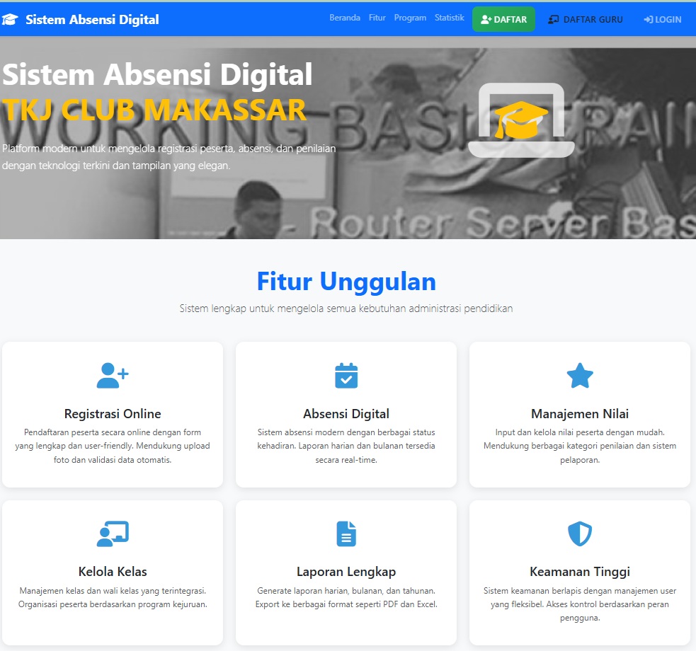 Aplikasi Sistem Manajemen Absensi Digital
