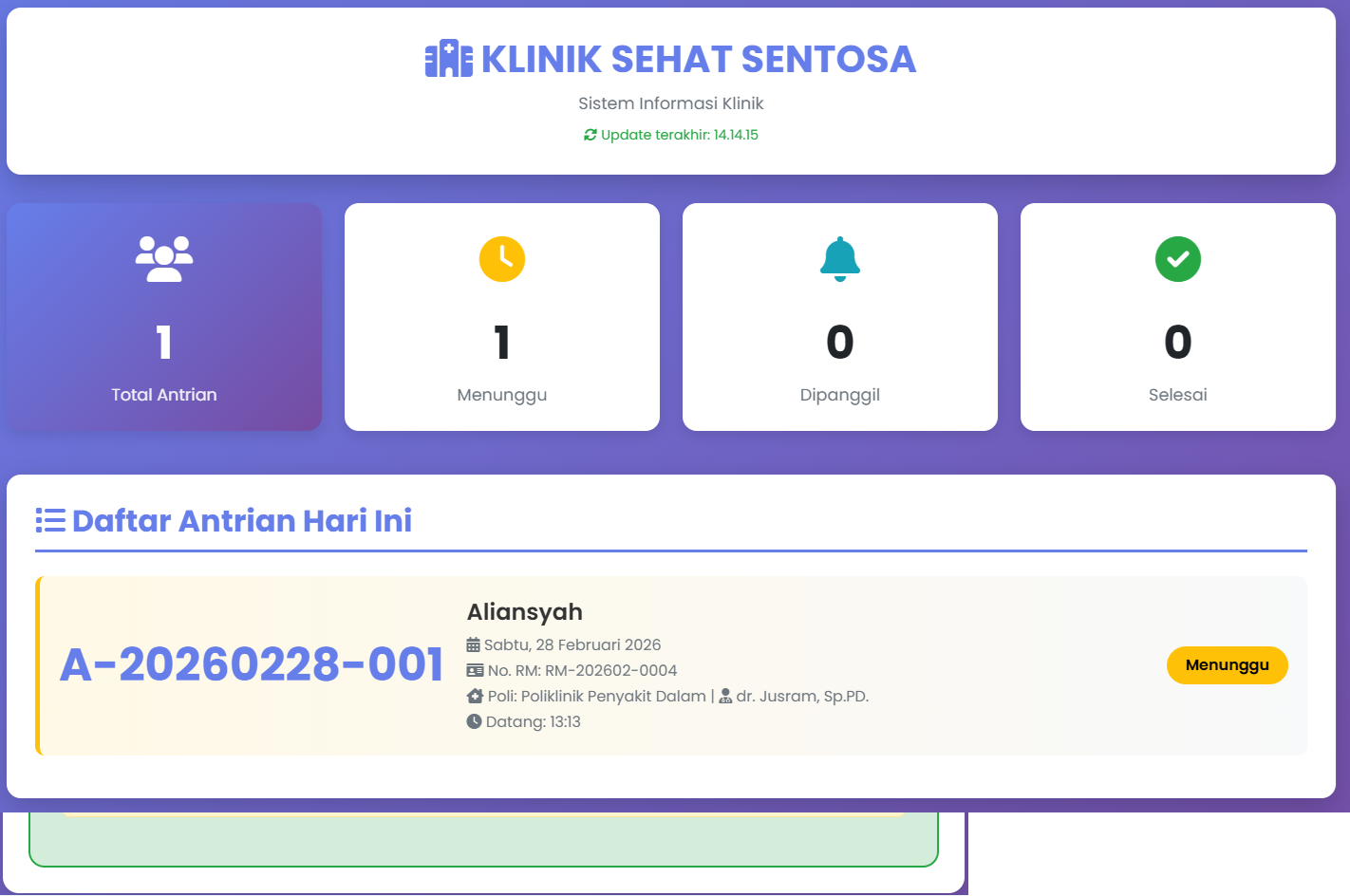 Aplikasi Rekam Medik Untuk Dokter Umum, Spesialis dan Klink